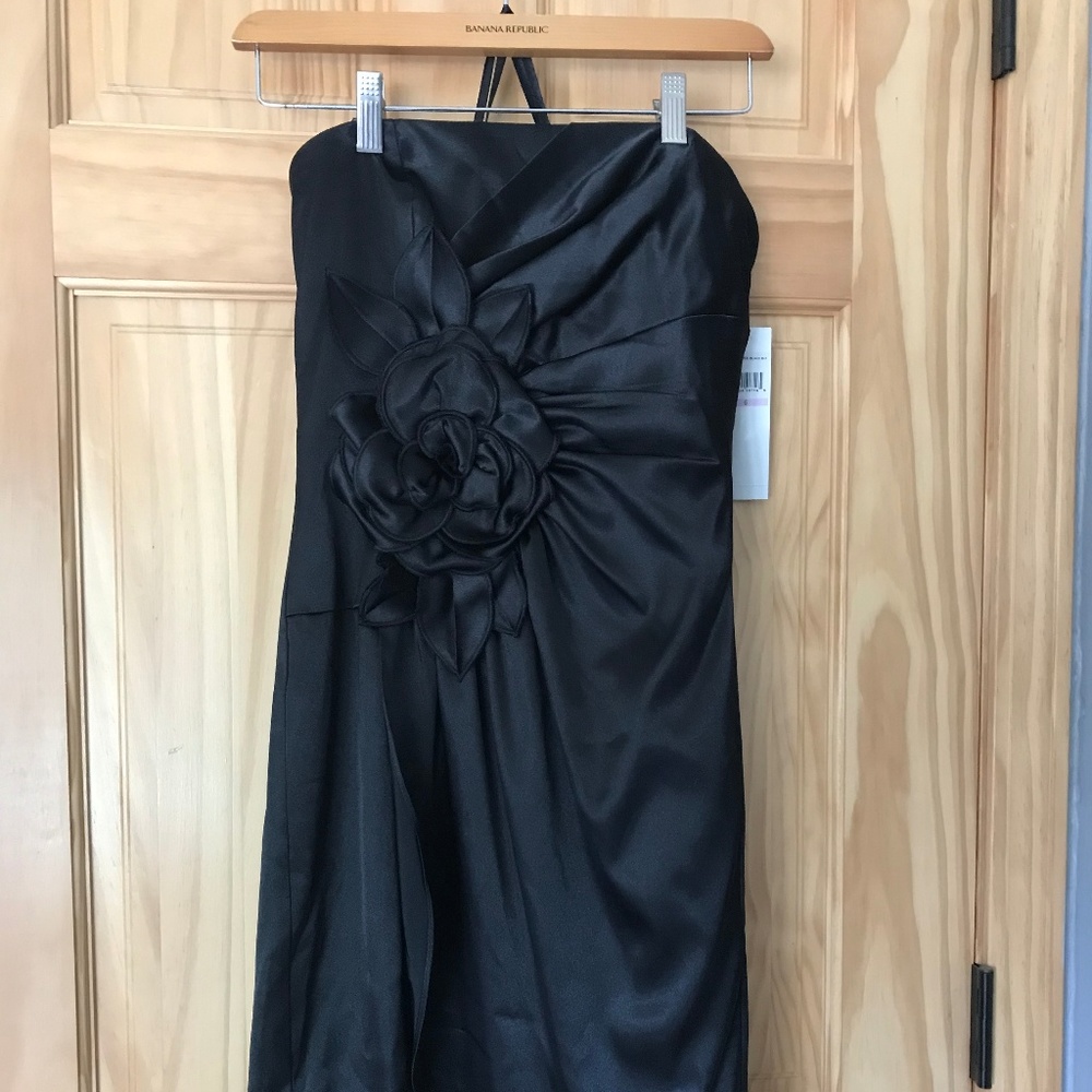 London Times | Strapless Black Dress Size 6 | NWT